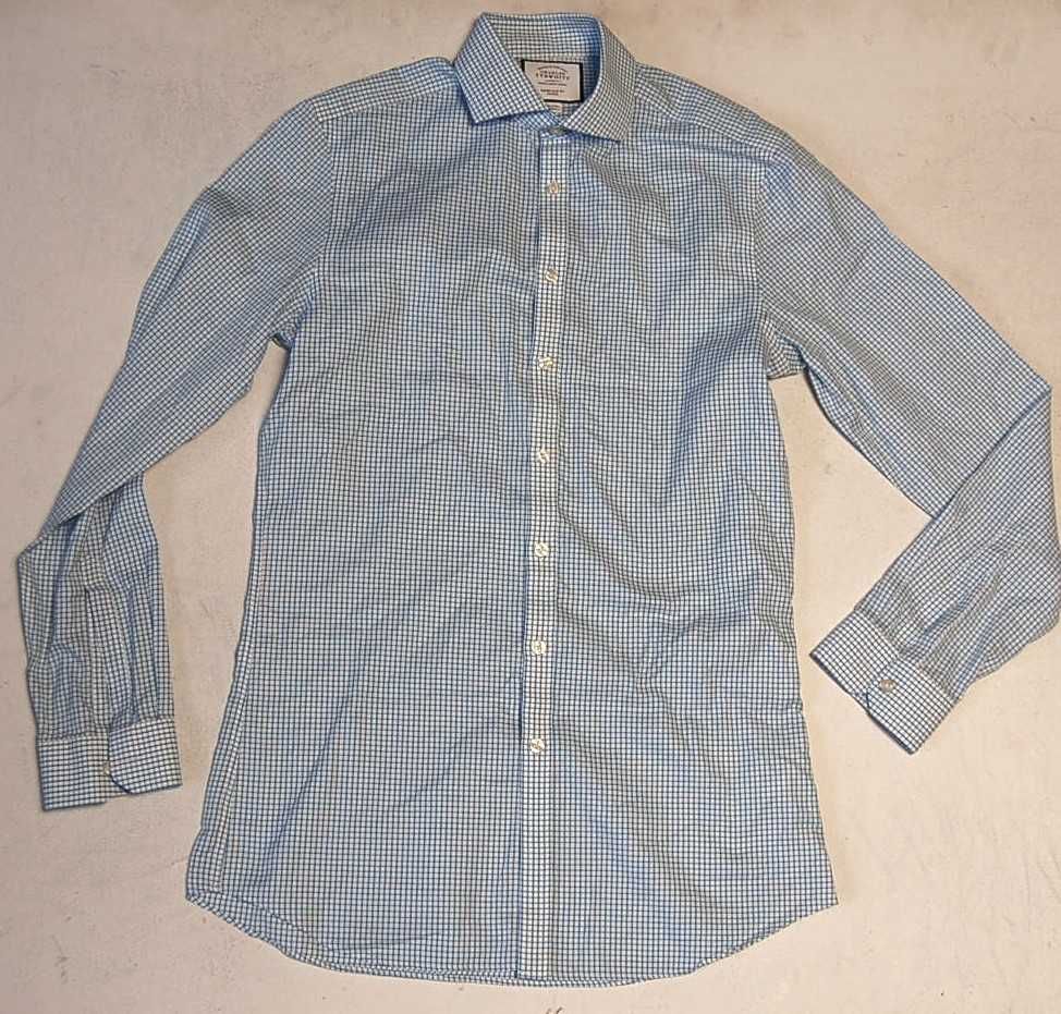 CHARLES TYRWHITT roz. S  ,39 super slim 15 i1/2" koszula jak nowa