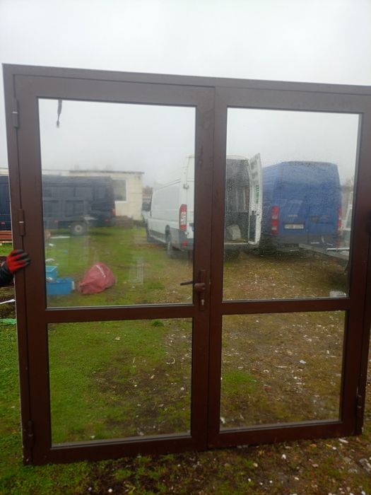 Drzwi aluminiowe używane z Niemiec super stan dostawa gratis cały Kraj