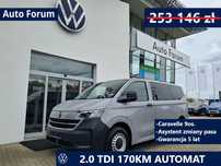 Volkswagen Transporter Caravelle L1-Krótki 9os. Automat Gwarancja 5 lat
