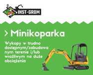 Usługi Minikoparką, roboty ziemne, wykopy i usługi energetyczne