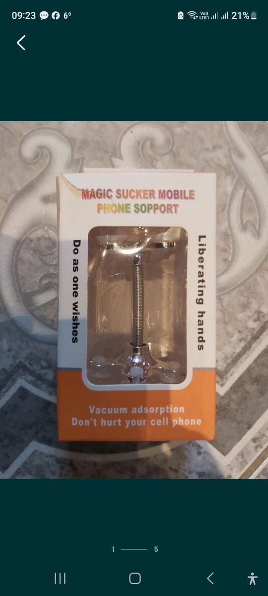 Uchwyt/ ozdoba na telefon do samochodu