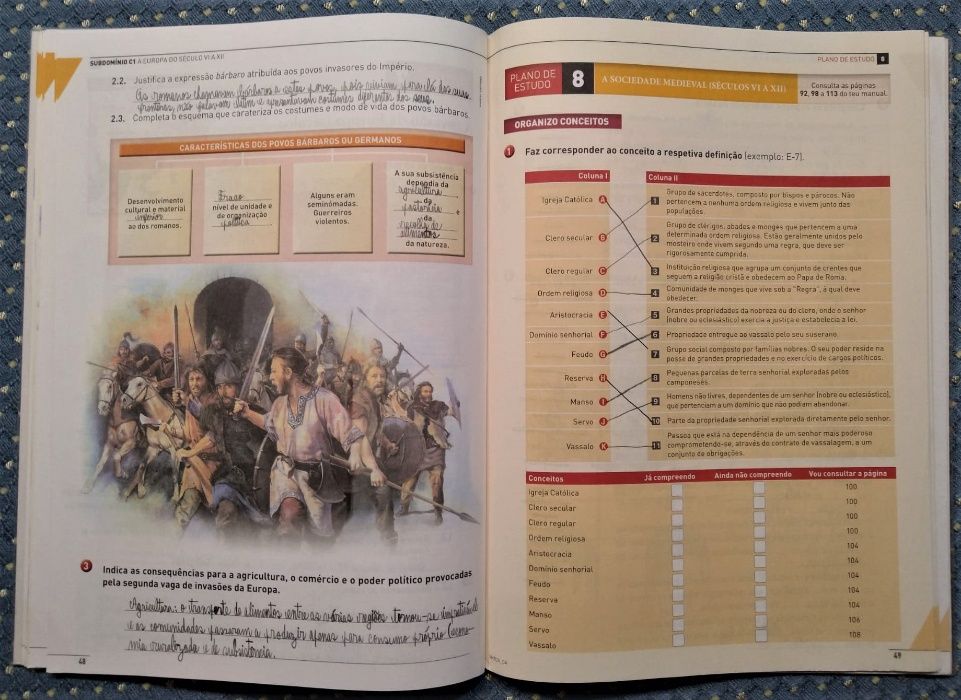 "Viagem na História 7 - 7º Ano" Manual + Caderno Atividades -> Ótimos!