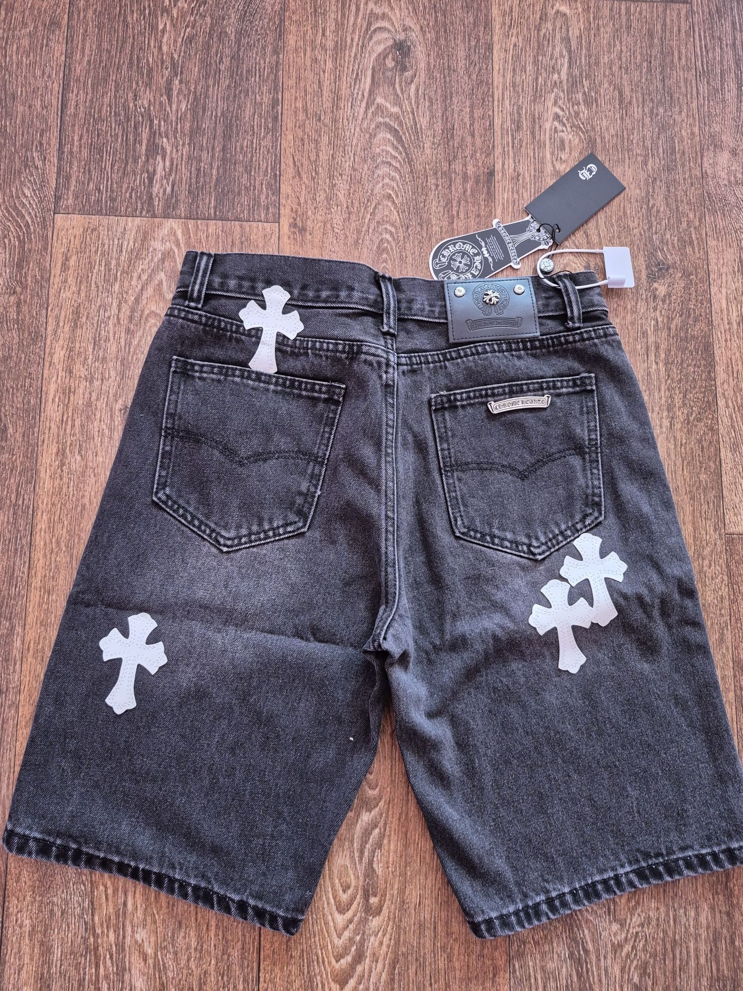 Шорты Chrome Hearts черные
