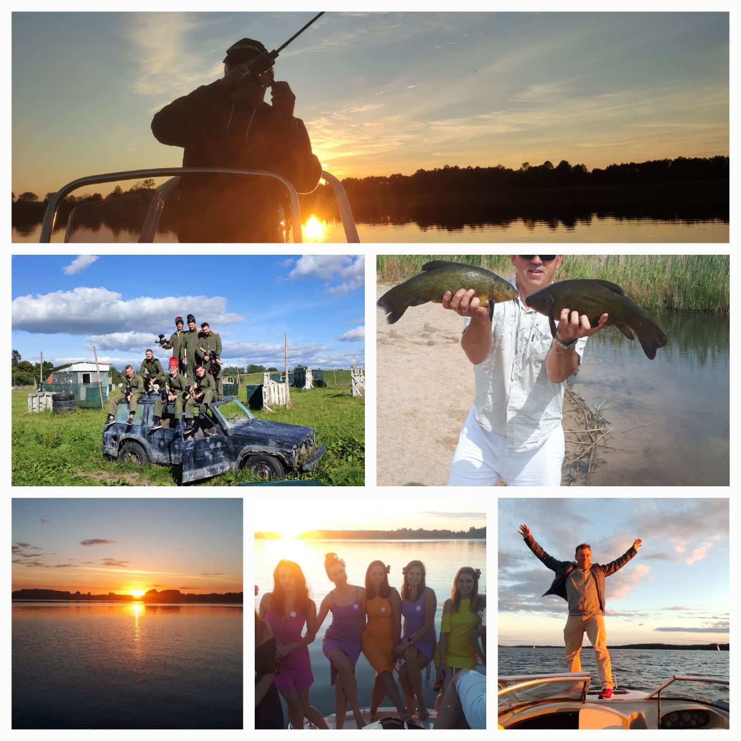 Domek Mazury wakacje urlop łodzie bania sauna wypoczynek 3 quady