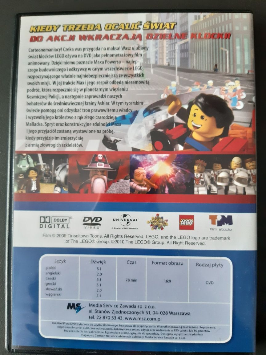 Lego na DVD Max Powers wkracza do akcji
