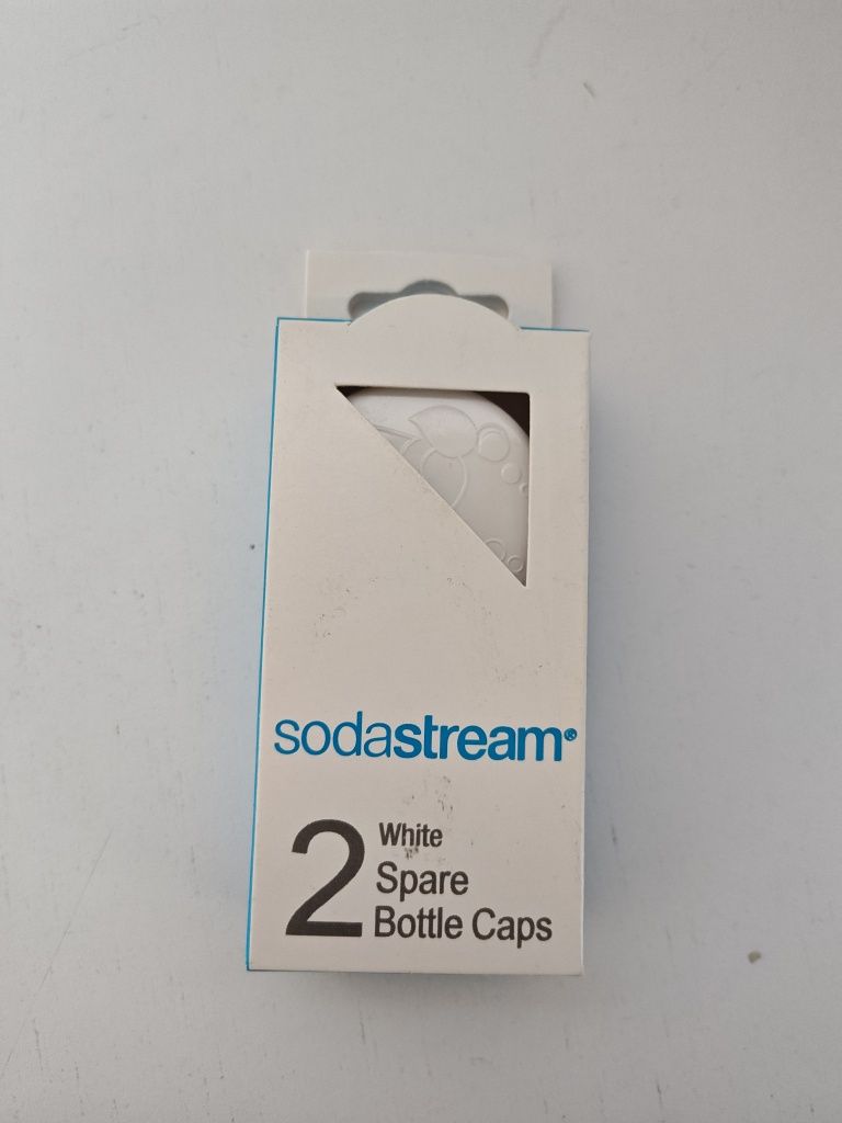 Nakrętki białe do plastikowych butelek Sodastream 2 szt