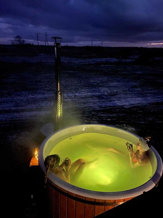 Gorąca Beczka Balia Jacuzzi z hydromasażem KOMPLETNA