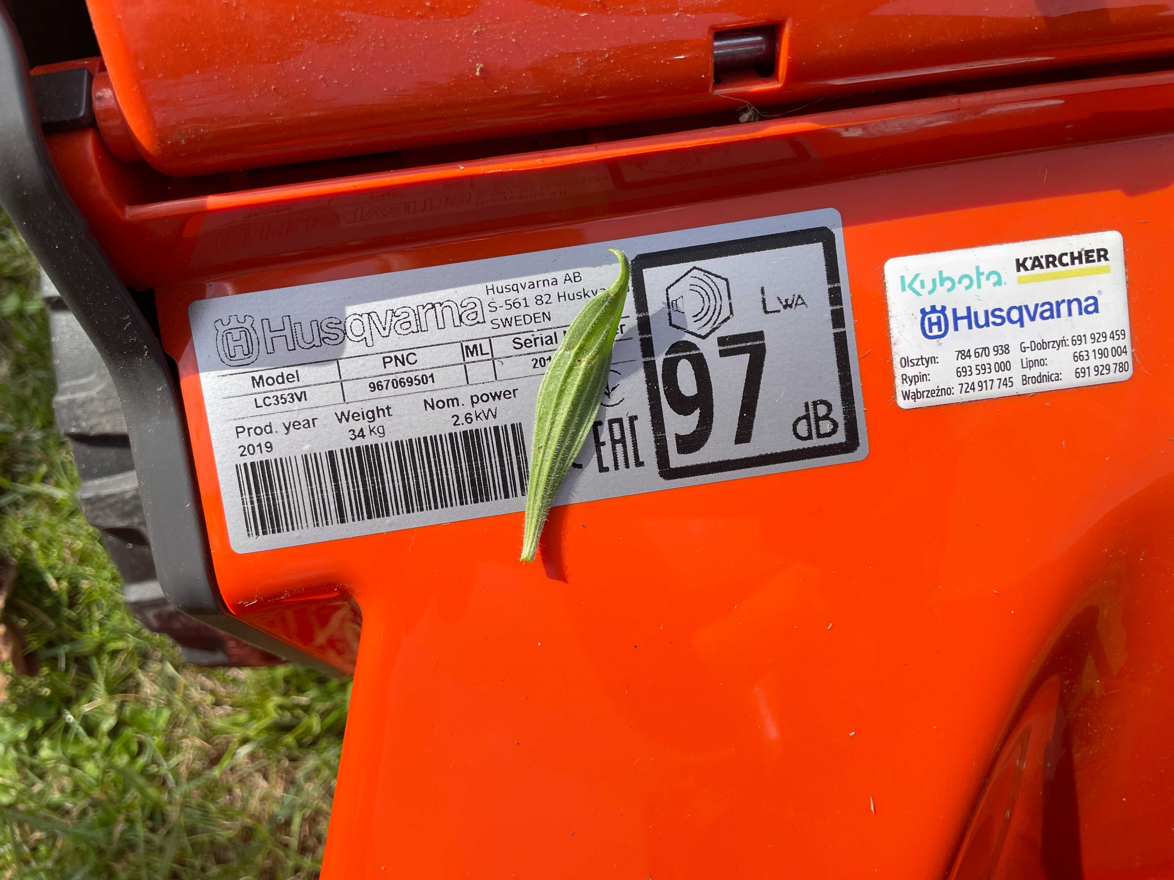 prawie nowa HUSQVARNA Kosiarka spalinowa z napędem LC 353VI