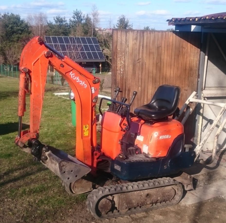 Koparka gąsienicowa Kubota K008 minikoparka