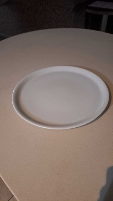 Talerz pizza 28,5cm białe trwała porcelana 12 szt talerz płytki patera