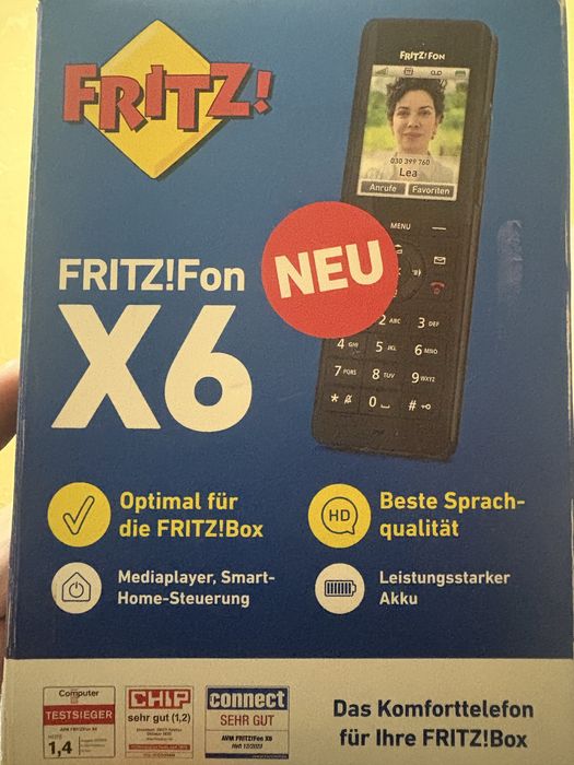 fritz fon x6 DECT ip телефон интернет телефон