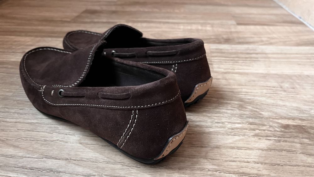 Нові фірмові лофери чоловічі коричневі PAKO LORENTE  42, 44