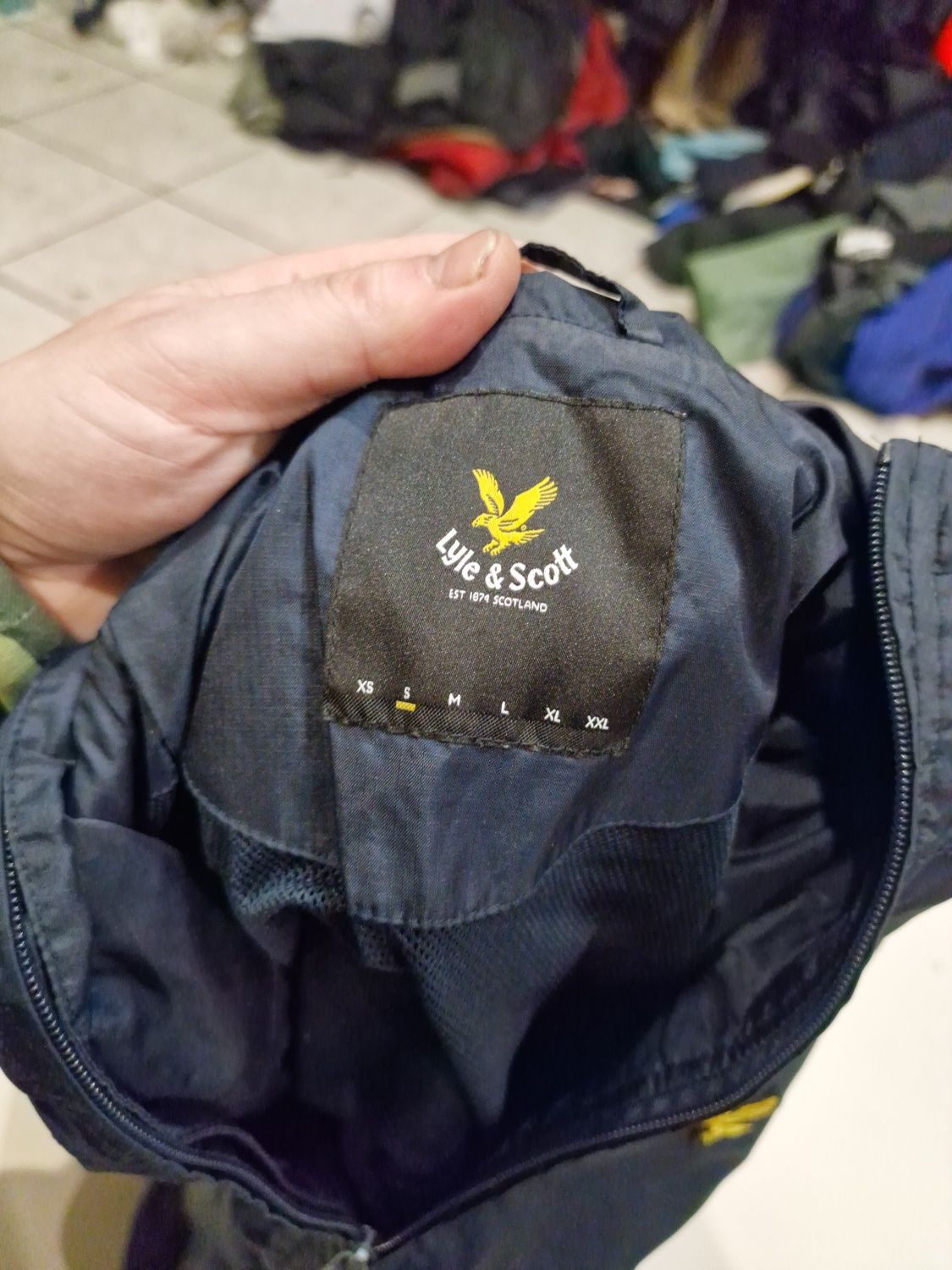 Kurtka Lyle Scott roz,S,44,46,164,170,m przeciwdeszczowe wiatrówka prz