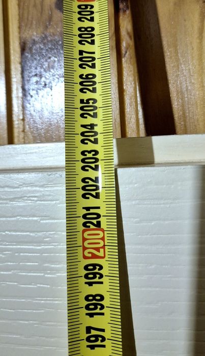 Drzwi wewnętrzne lewe białe 60 cm