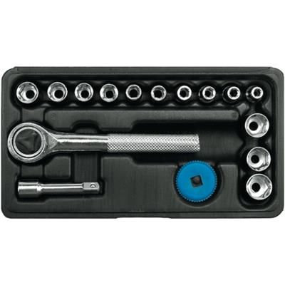 Klucze nasadowe 1/4" 4-13mm kpl 16szt Vorel 58160
