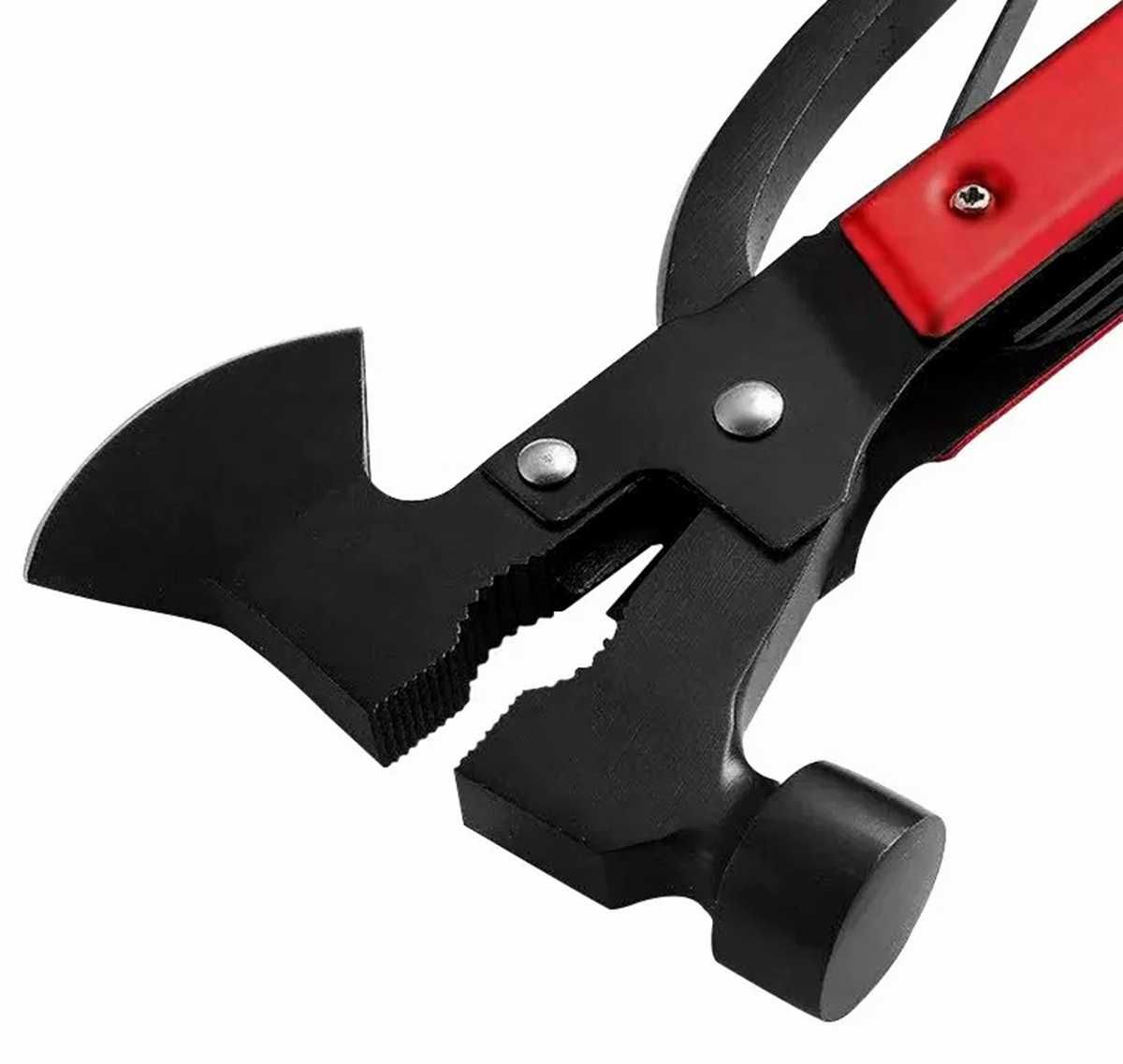 NOWE! Multitool zestaw survival narzędzia siekiera młotek obcęgi piła