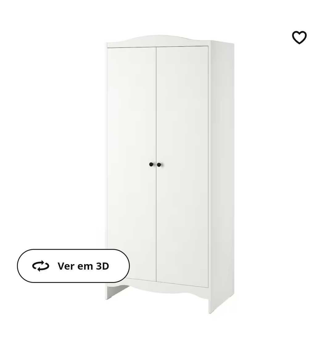 Conjunto berço, trocador e roupeiro IKEA