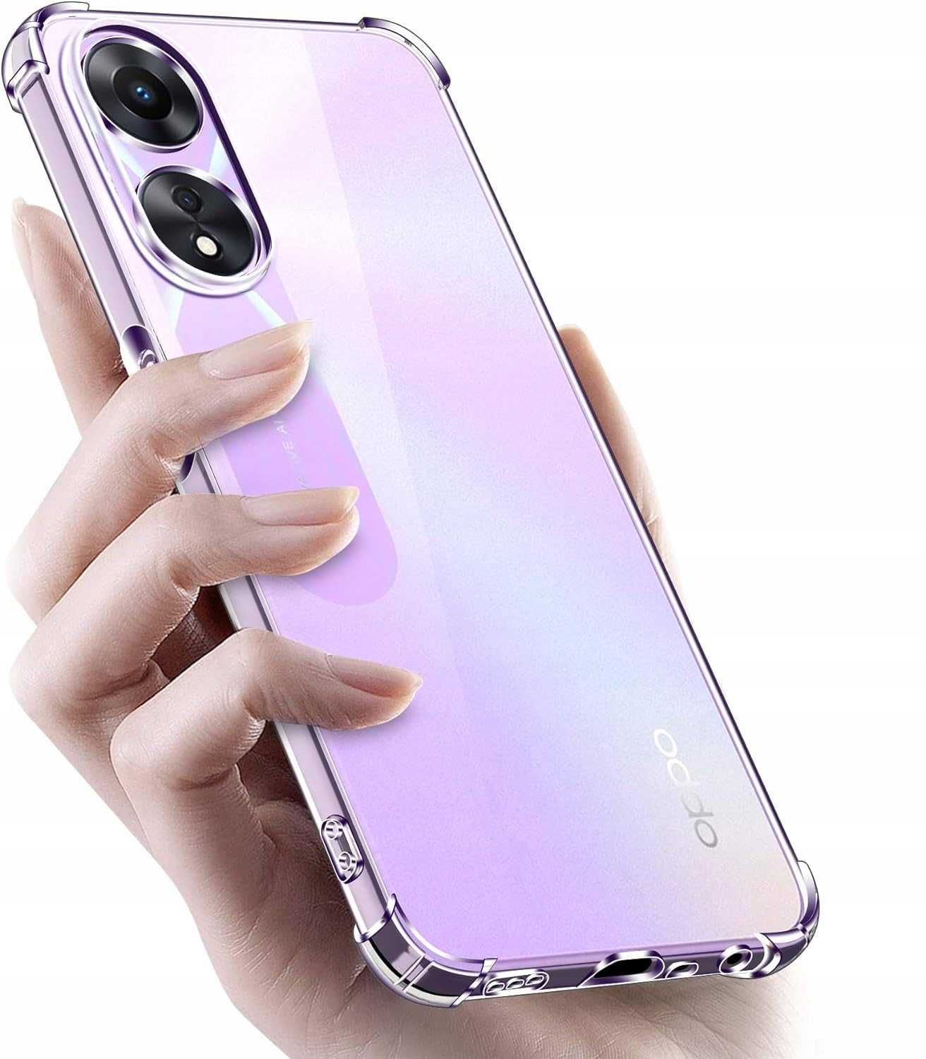 Etui Anti-Shock do Oppo A58 5G / A78 5G + Szkło Hartowane