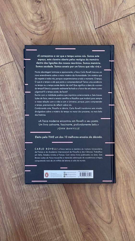A Ordem do Tempo - Carlo Rovelli (PORTES INCLUÍDOS)