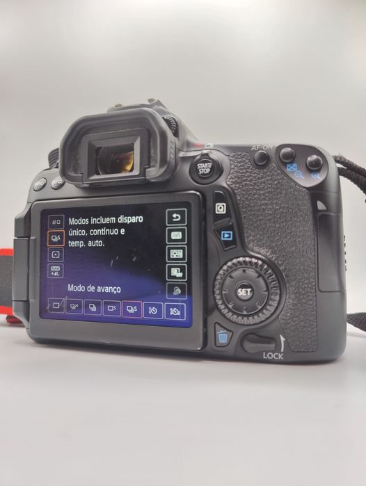 Câmara fotográfica Canon EOS 70D + Lente Canon EF 50mm f/1.8 II