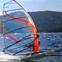 Zestaw windsurfingowy MISTRAL + NORTH SAILS