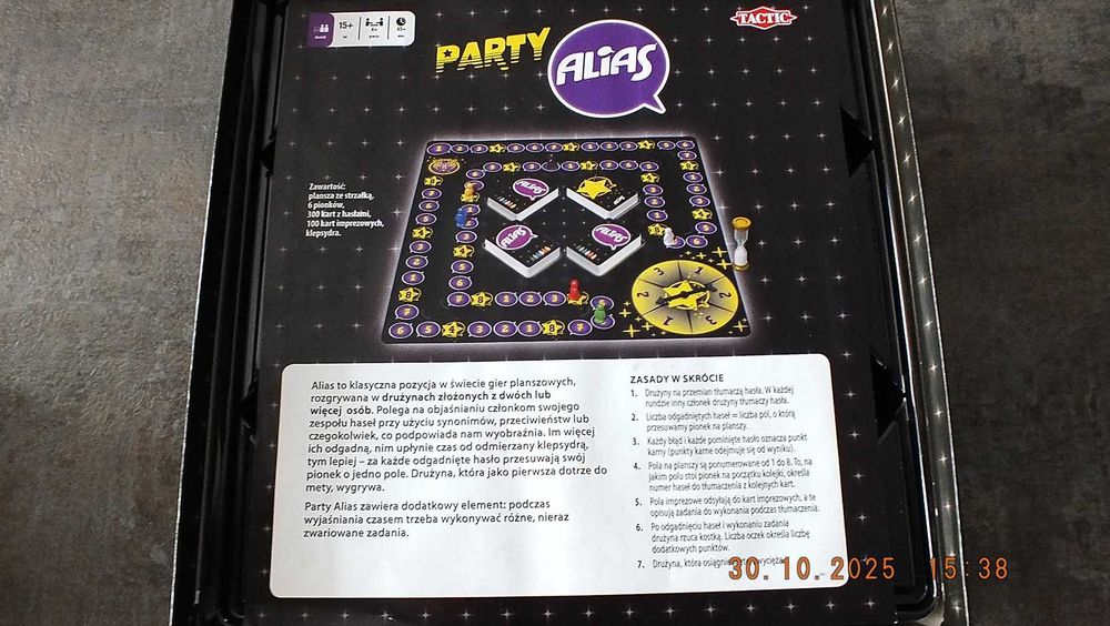 gra planszowa alias party