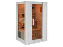 Sauna Infrared Rimini Biała 75°C promienniki kwarcowe 2 osobowa