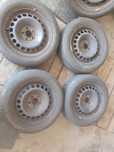 Opony z felgami koła stalowe 15 5x100 Audi A1 A2 A3 8L Vw Polo Golf 4