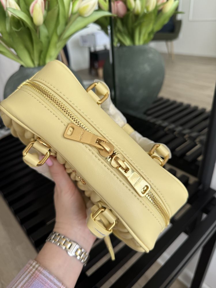 Сумка Miu Miu Arcadie Matelasse Nappa шкіра | Butter Yellow жовта