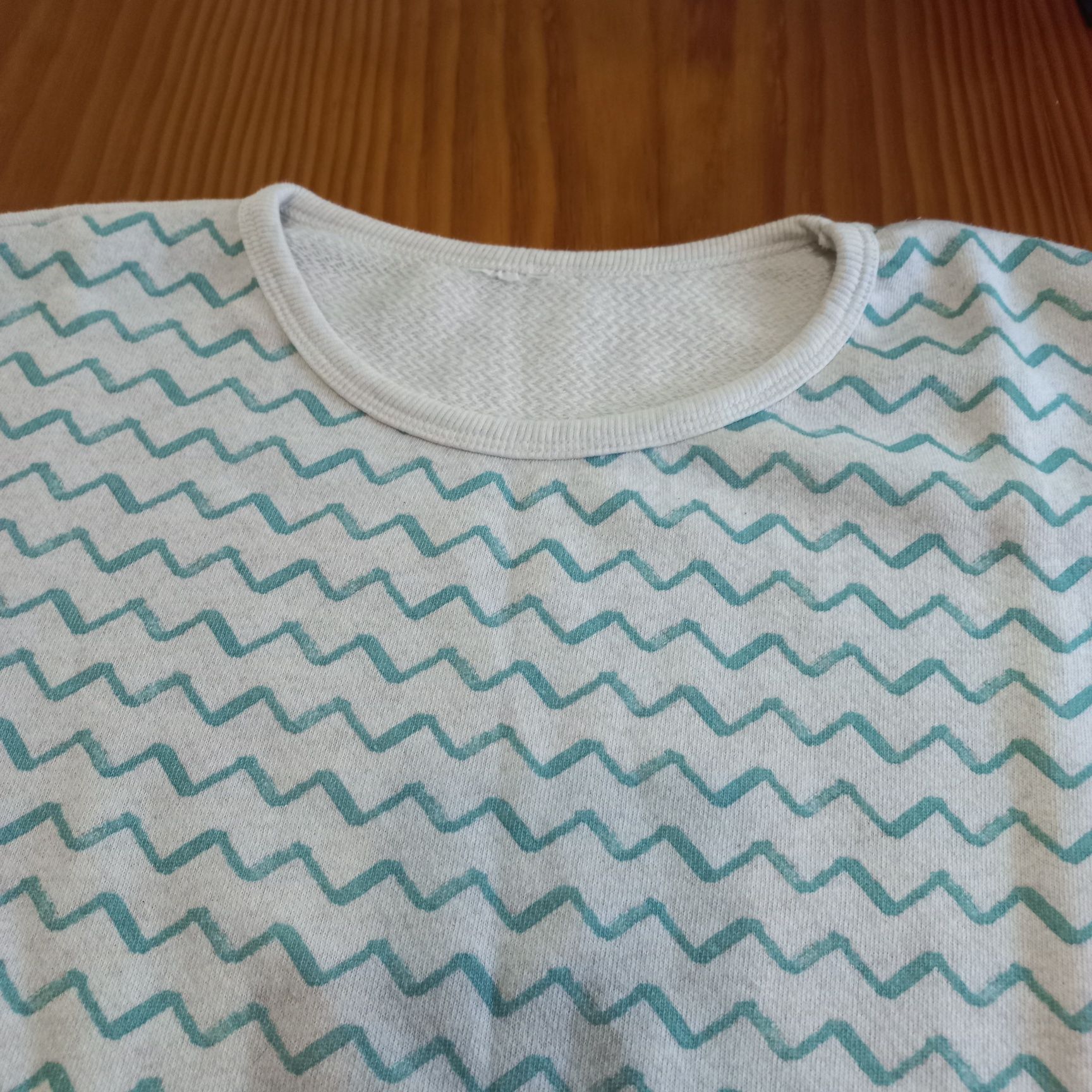 Camisola unisexo riscas zig-zag Tam.L
