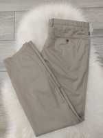 Spodnie męskie beżowe,bawełniane,proste Hugo Boss L