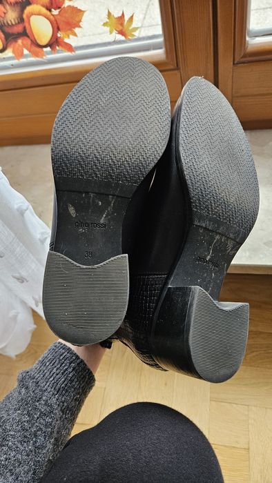 Botki Gino Rossi skórzane