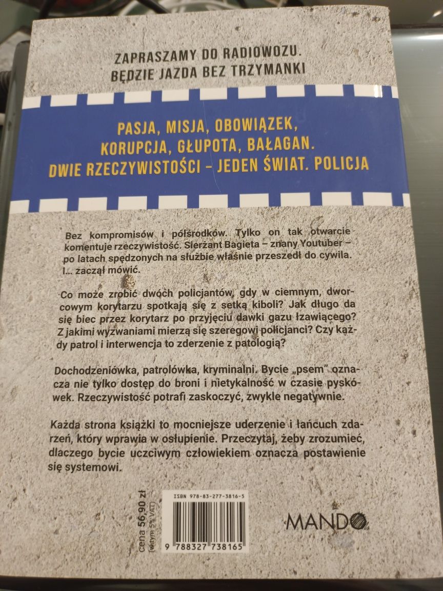 Książka "Otwierać policja" Sierżant Bagieta