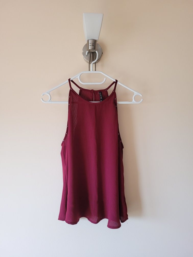 Zwiewny top na ramiączkach Stradivarius rozmiar L