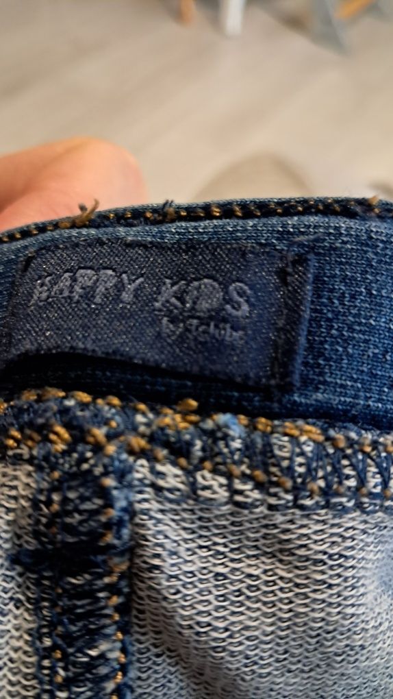 Tchibo dżinsowe legginsy R 110/116