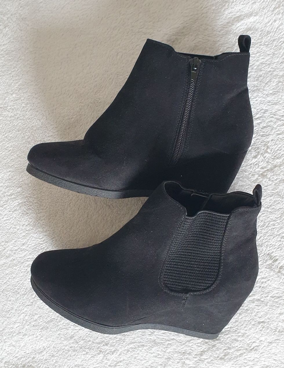 Botki Damskie na Koturnie Papaya r.38