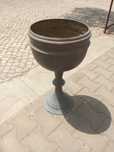 Floreira antiga, em cobre, grande 70cm por 50cm