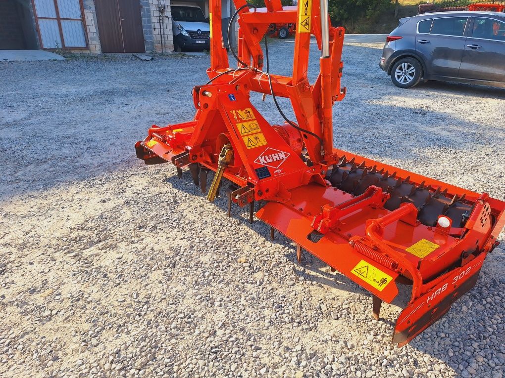 Agregat aktywny 3m Kuhn HRB 302 brona wirowa nie Amazone lemken