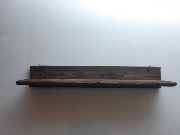 Półka drewniana 75cm lite drewno Kołki gratis