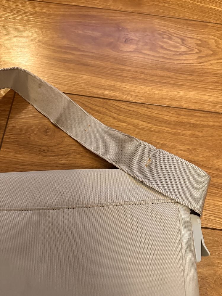 Torba na laptop szara pojemna
