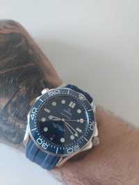 Zegarek Omega seamaster Diver 300M, rubber blue