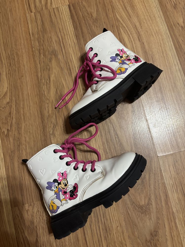 Чобітки, сапожки Disney Minnie Mouse,27р.,стелька до 17см.,весна/осінь