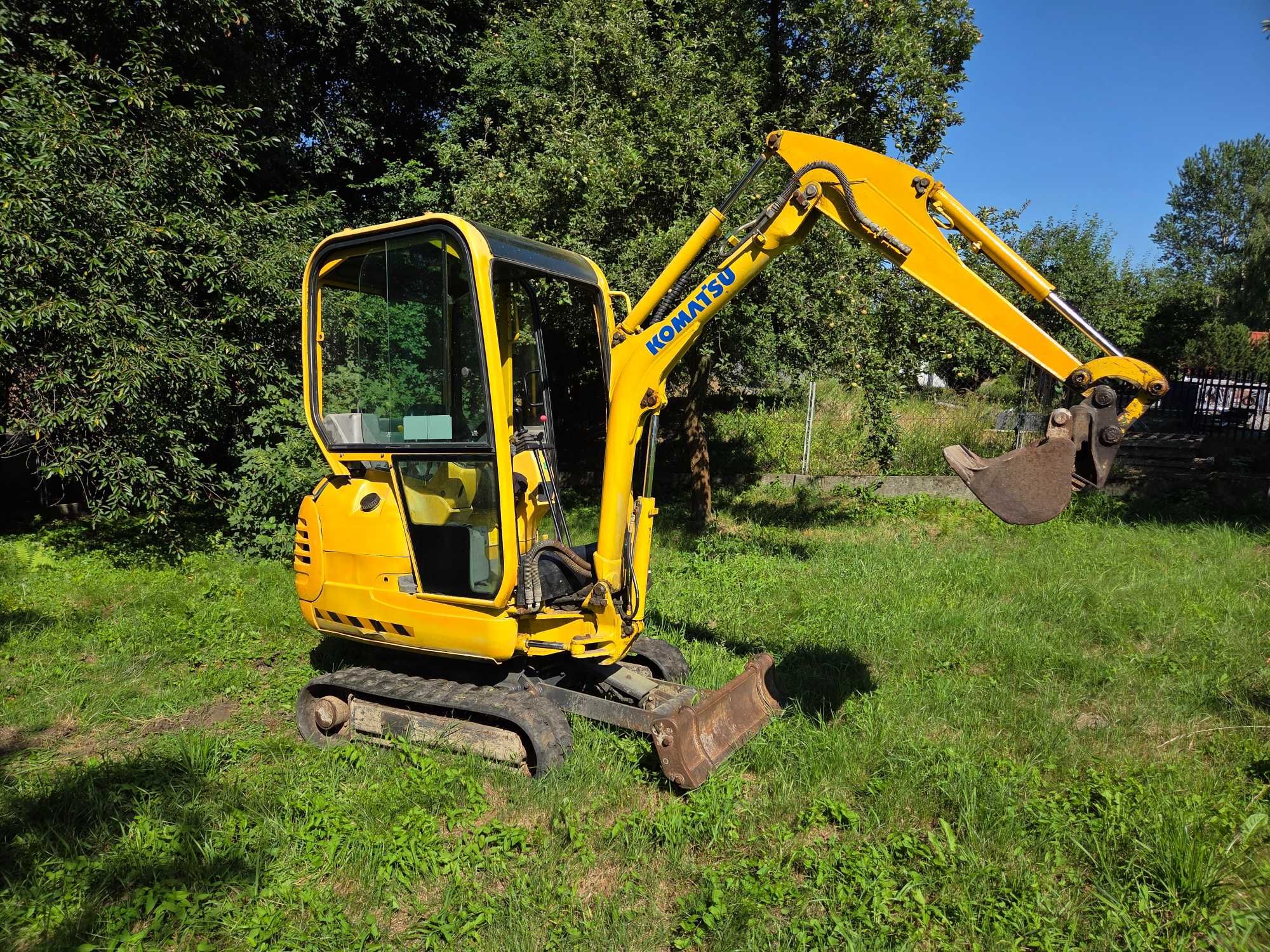 Minikoparka Komatsu PC 15R-8 - brutto