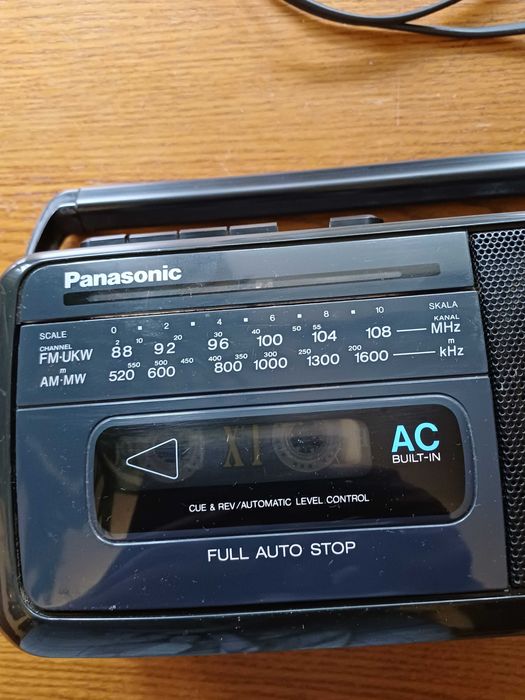 Радіоприймач, касетний магнітофон Panasonic
