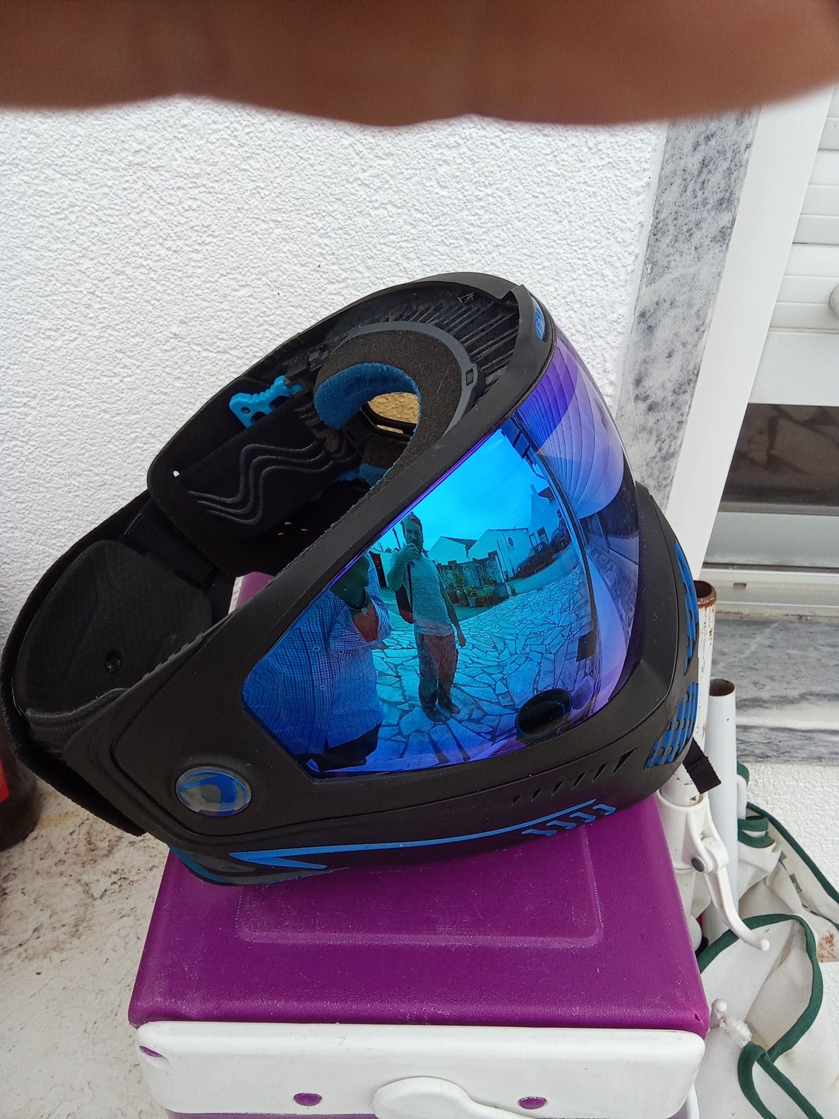 CR máscara de paintball