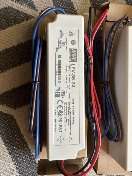 Продам блоки живлення Mean Well DC 24V