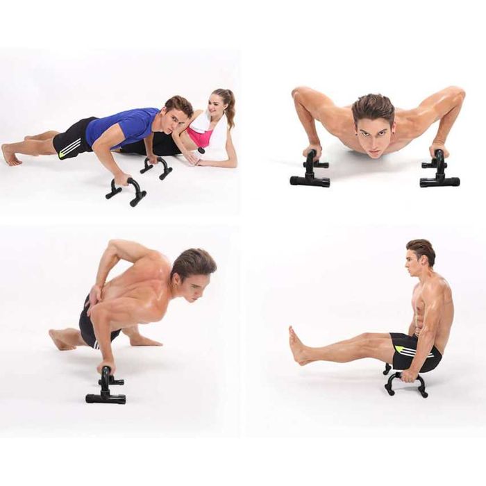 UCHWYTY DO POMPEK Podpórki PUSH UP 2szt. TRENING w domu. Stabilne