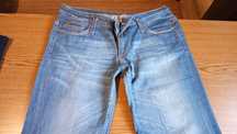 Spodnie Croos jeansowe niebieskie typu Bermudy