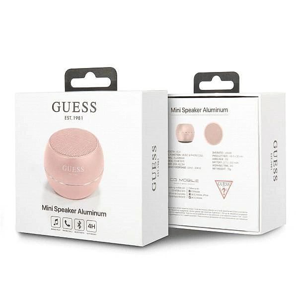 Mini głośnik Bluetooth Guess - różowy