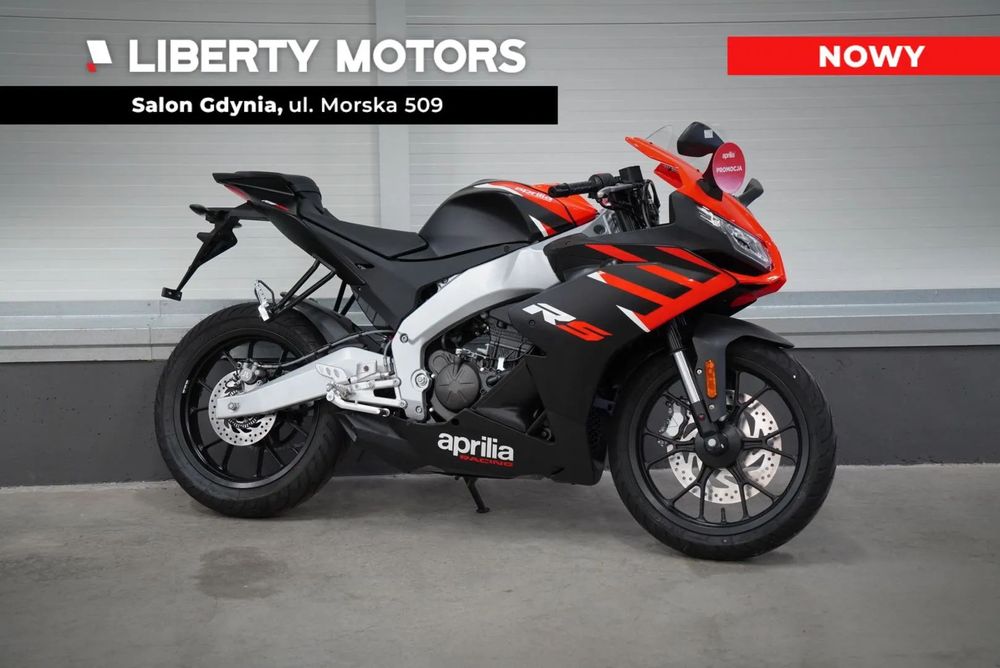 Aprilia RS nowa RS 125 kat. A1 B autoryzowany dealer GDYNIA FV 23%